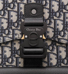 Dior Gallop Sling Bag Black Grained Calfskin