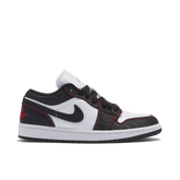 AIR JORDAN 1 LOW SE UTILITY BLACK WHITE RED WOMENS