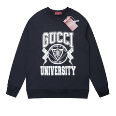 GUCCI BLACK COTTON SWEATSHIRT