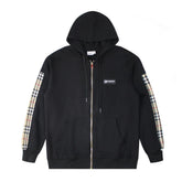 Burberry Vintage Check Panel Oversized Jacket 'Black'