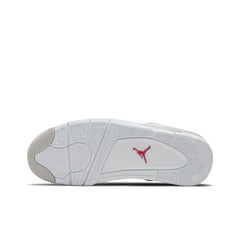 Air Jordan Retro 4-Style Sneakers – White Cement Edition