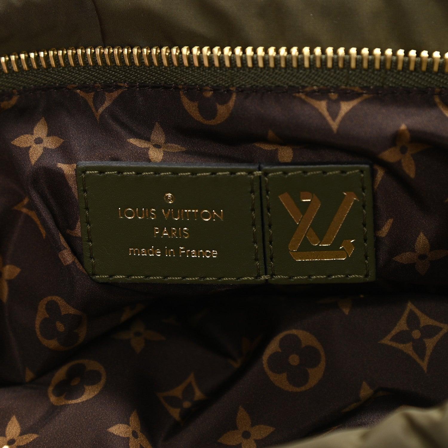Louis Vuitton Econyl Monogram Pillow Maxi Multi Pochette Accessories Kaki Beige