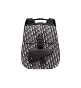 Dior Gallop Sling Bag Black Grained Calfskin