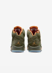 Air Jordan 5 Olive Tone Retro Kicks – Street Look