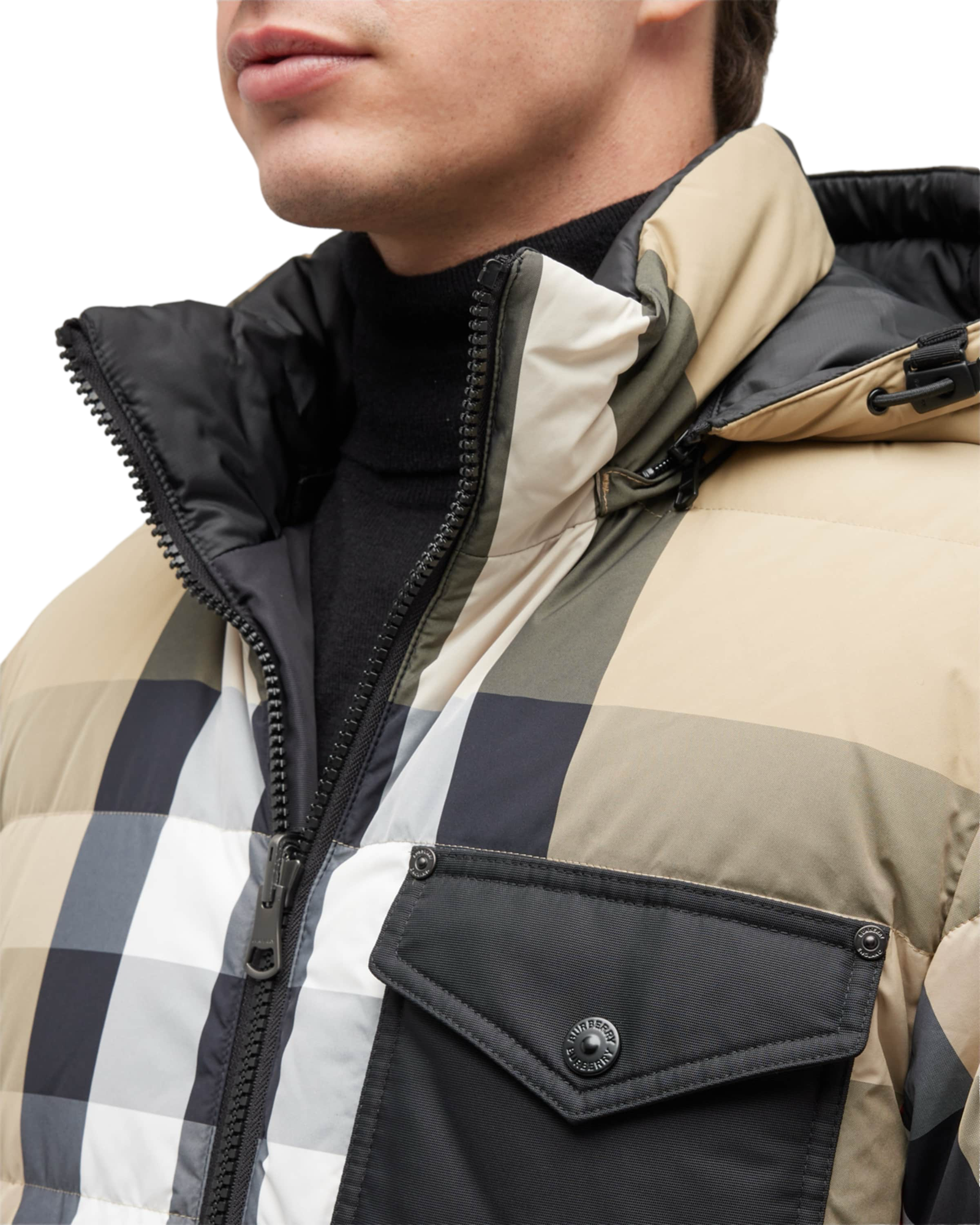 Burberry
Men's Rutland Reversible Check Puffer Jacket - SpinServe
