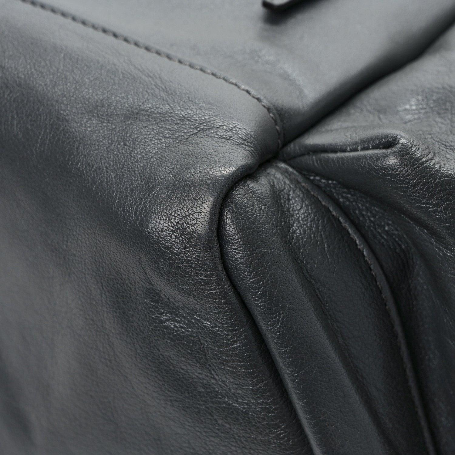Gucci Calfskin Monochrome Double G Backpack