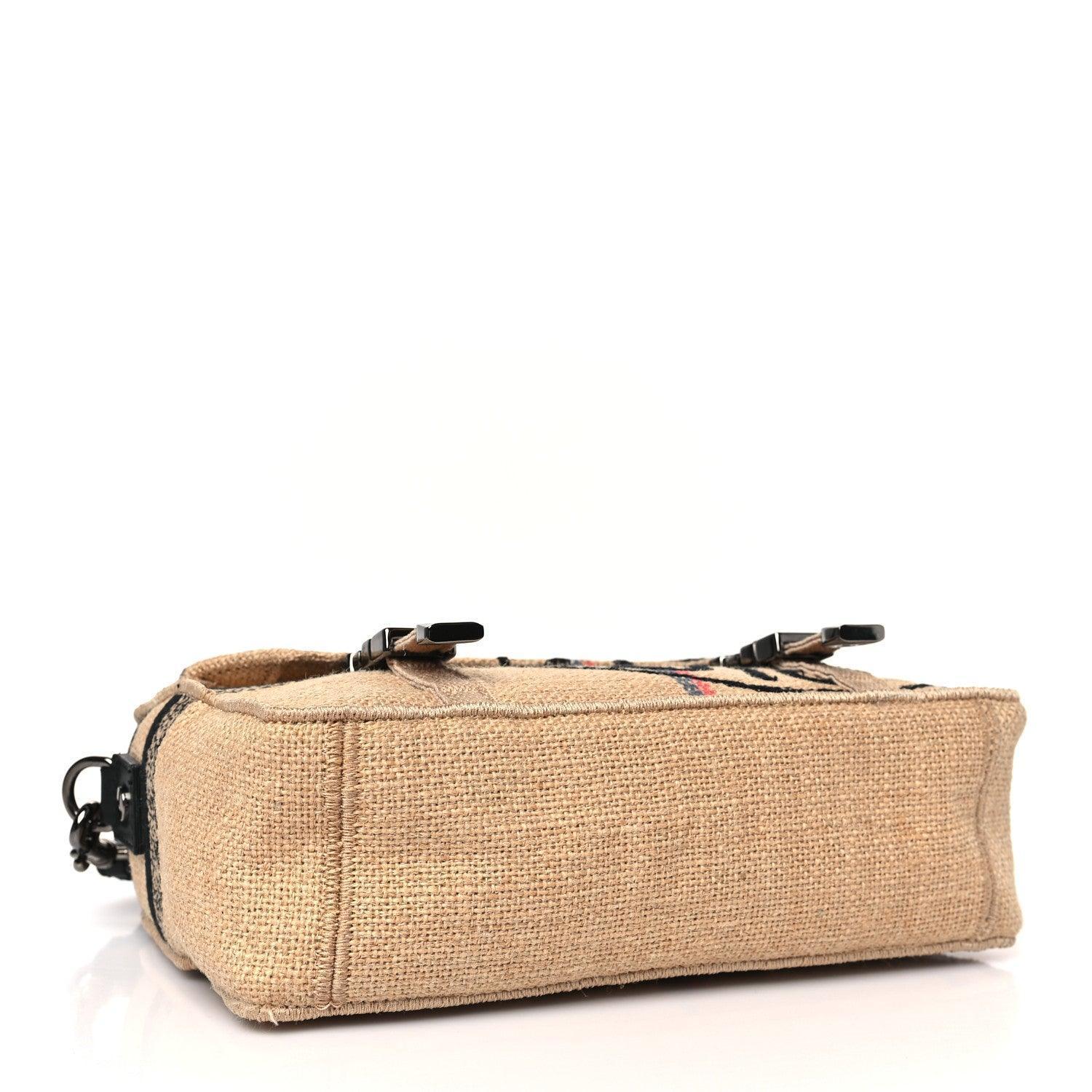 Christian Dior Canvas Diorcamp Messenger Beige