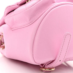 Chanel Shiny Caviar Quilted Small Duma Pockets Drawstring Backpack