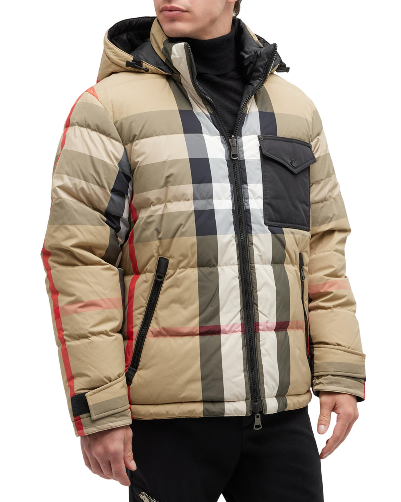 Burberry
Men's Rutland Reversible Check Puffer Jacket - SpinServe