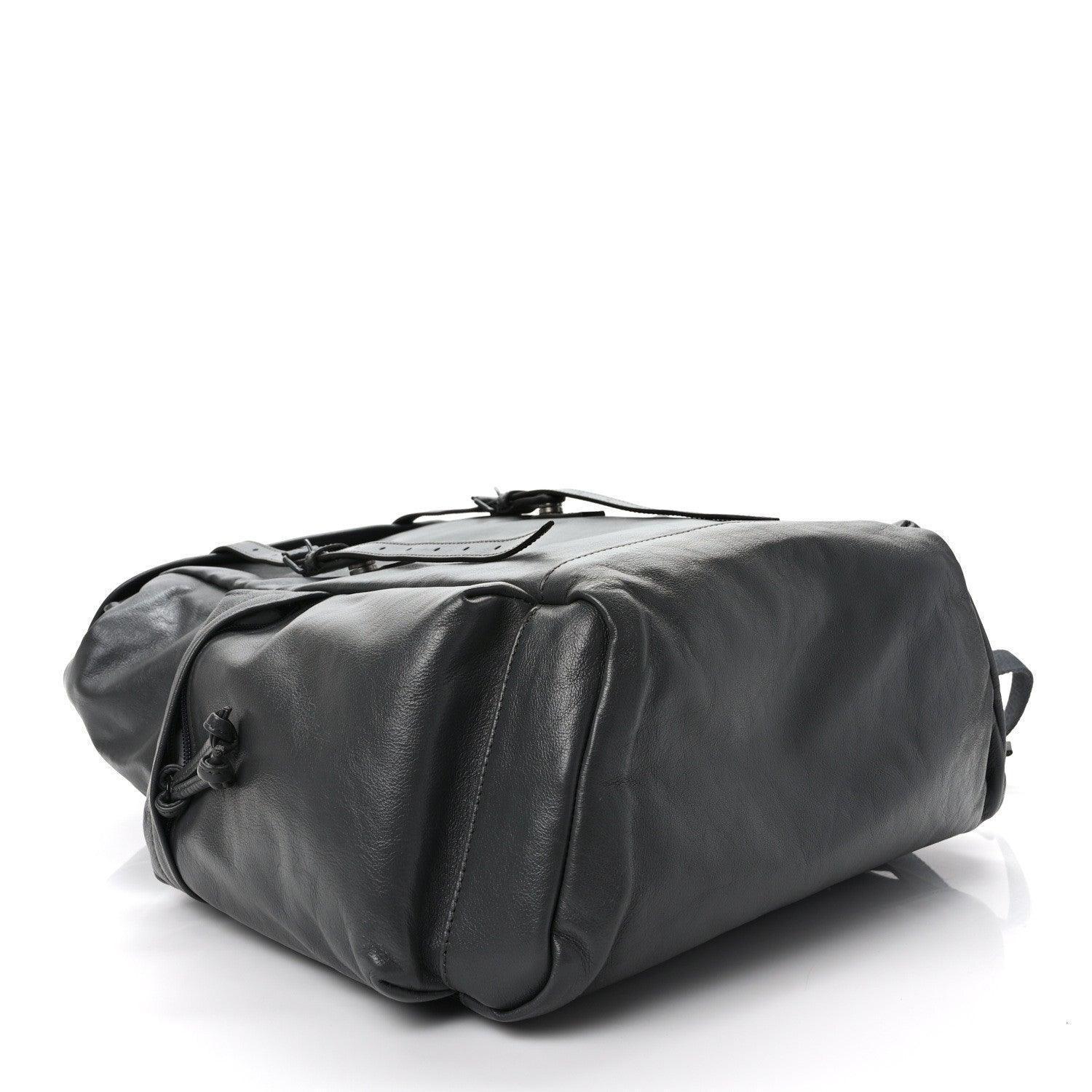Gucci Calfskin Monochrome Double G Backpack