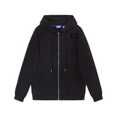 Burberry Cotton Zip Hoodie 'Black'