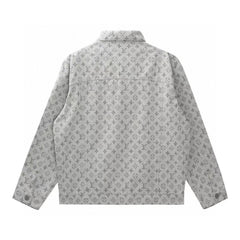 Louis Vuitton Monogram Denim Jacket Grey