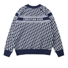 Dior Classic Sweaters Blue/White