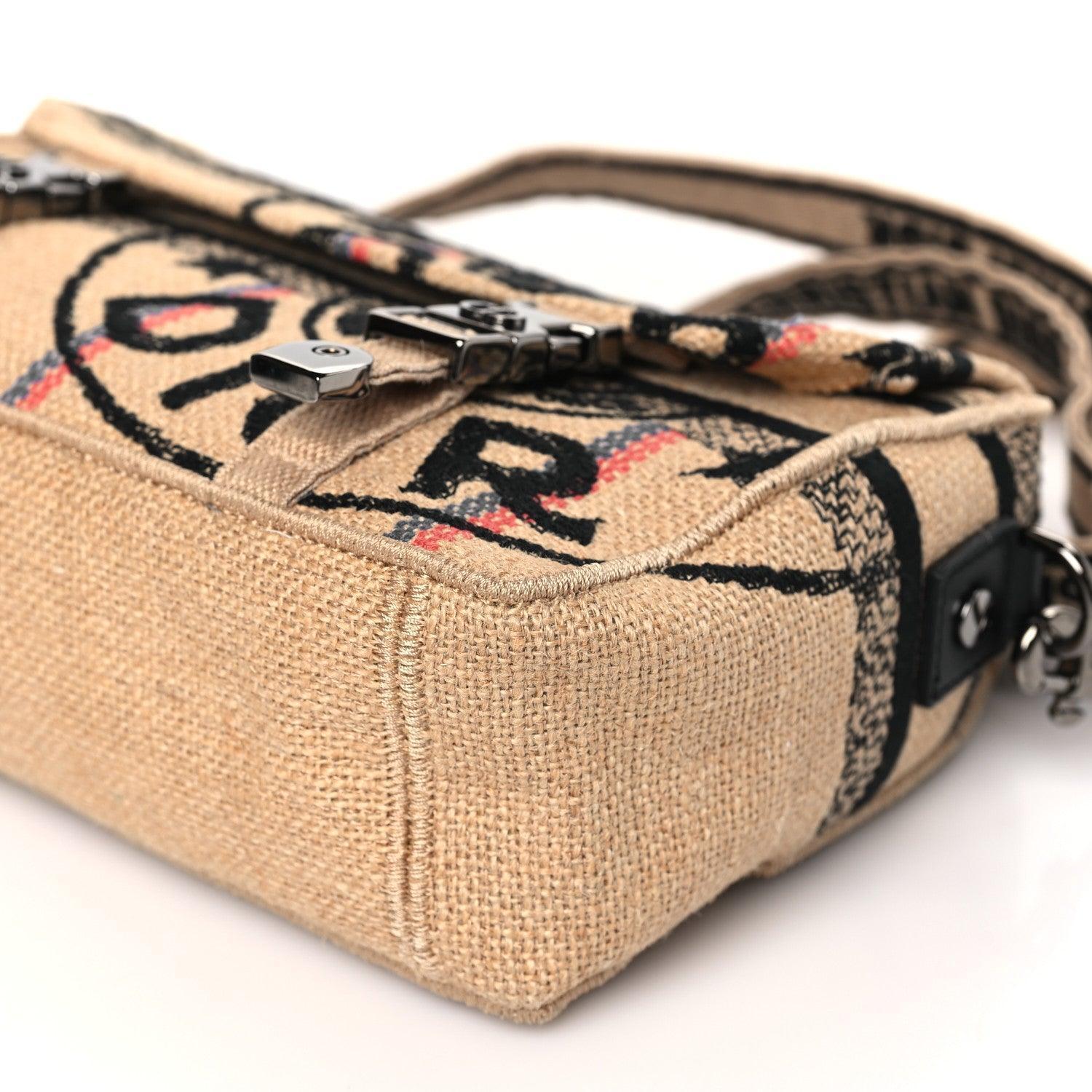 Christian Dior Canvas Diorcamp Messenger Beige