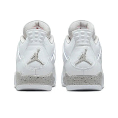 Air Jordan Retro 4-Style Sneakers – White Cement Edition