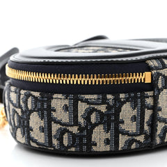 Christian Dior Signature Oval Camera Bag Calfskin with Embossed CD Signature