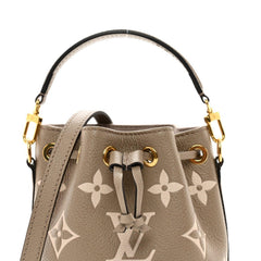 Louis Vuitton Empreinte Monogram Giant Nano Noe Tourterelle Creme