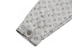 Louis Vuitton Monogram Denim Jacket Grey