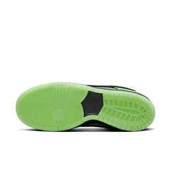Nike SB Dunk Low – Bold Green Glow “Cartoon Edition