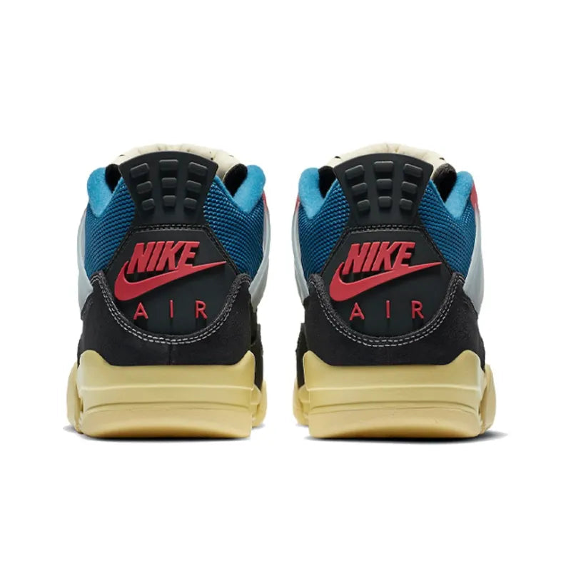 Jordan Retro 4-Style Sneakers – Off Noir Collab Edition