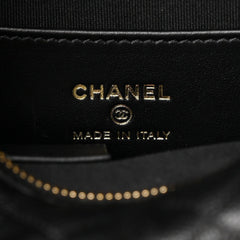 Chanel Caviar Quilted Polly Pocket Pouch Hobo