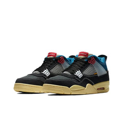Jordan Retro 4-Style Sneakers – Off Noir Collab Edition