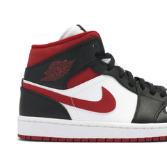 AIR JORDAN 1 MID BLACK GYM RED