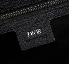 Dior Men Lingot 50 Bag Beige and Black Dior Oblique Jacquard