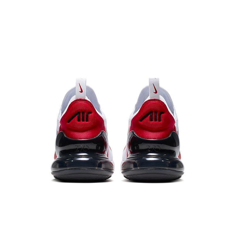 Nike Air Max 270 'White Anthracite University Red'
