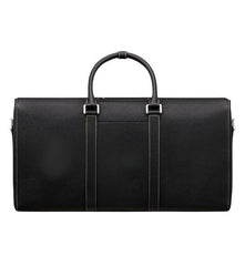Dior Lingot 50 Duffle Bag In Black Grained Calfskin