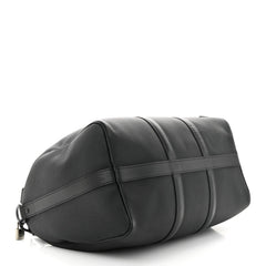 Louis Vuitton Grained Calfskin Aerogram Keepall Bandouliere 40 Black