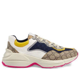 Gucci Rhyton Chunky Sneaker – Beige, White & Yellow Edition