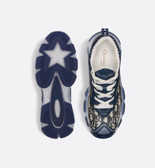 Luxury Dior Runner – Gray Oblique Mesh & Clear Sole