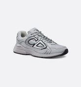 Dior B30-Style Performance Sneaker – Gray Mesh Edition
