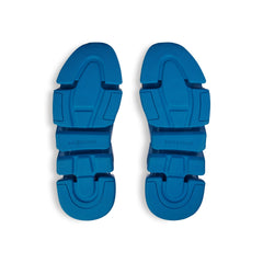 MEN'S SPEED 2.0 FULL CLEAR SOLE RECYCLED KNIT SNEAKER IN BLACK/BLUE - SpinServe
