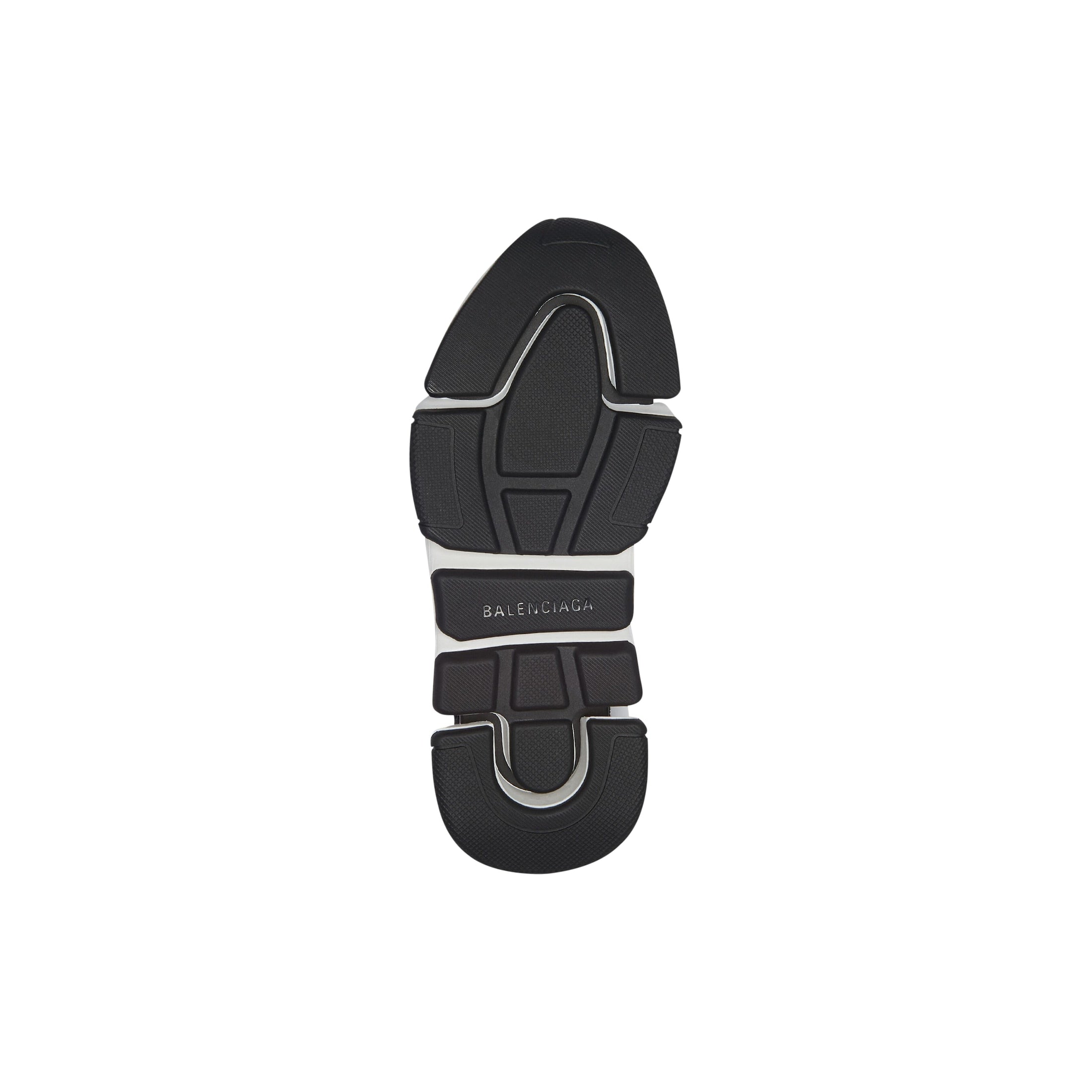 MEN'S SPEED 2.0 RECYCLED KNIT SNEAKER IN BLACK/WHITE - SpinServe