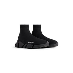 MEN'S SPEED 2.0 RECYCLED KNIT SNEAKER IN BLACK - SpinServe