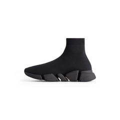 MEN'S SPEED 2.0 RECYCLED KNIT SNEAKER IN BLACK - SpinServe