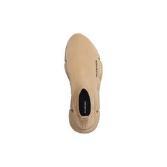 MEN'S SPEED 2.0 MONOCOLOR RECYCLED KNIT SNEAKER IN BEIGE - SpinServe