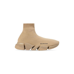 MEN'S SPEED 2.0 MONOCOLOR RECYCLED KNIT SNEAKER IN BEIGE - SpinServe