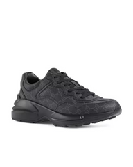Gucci Low-Top Sneaker – Canvas & Leather Blend