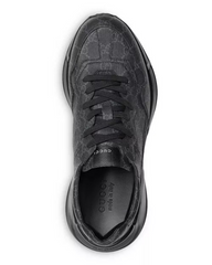 Gucci Low-Top Sneaker – Canvas & Leather Blend