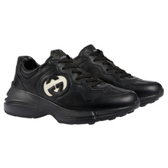Gucci Chunky Retro Sneaker – Black & Ivory Colorway