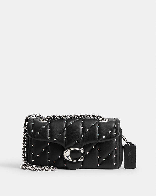 Coach Tabby Shoulder Bag 20 with Pillow Quilting & Crystal Rivets