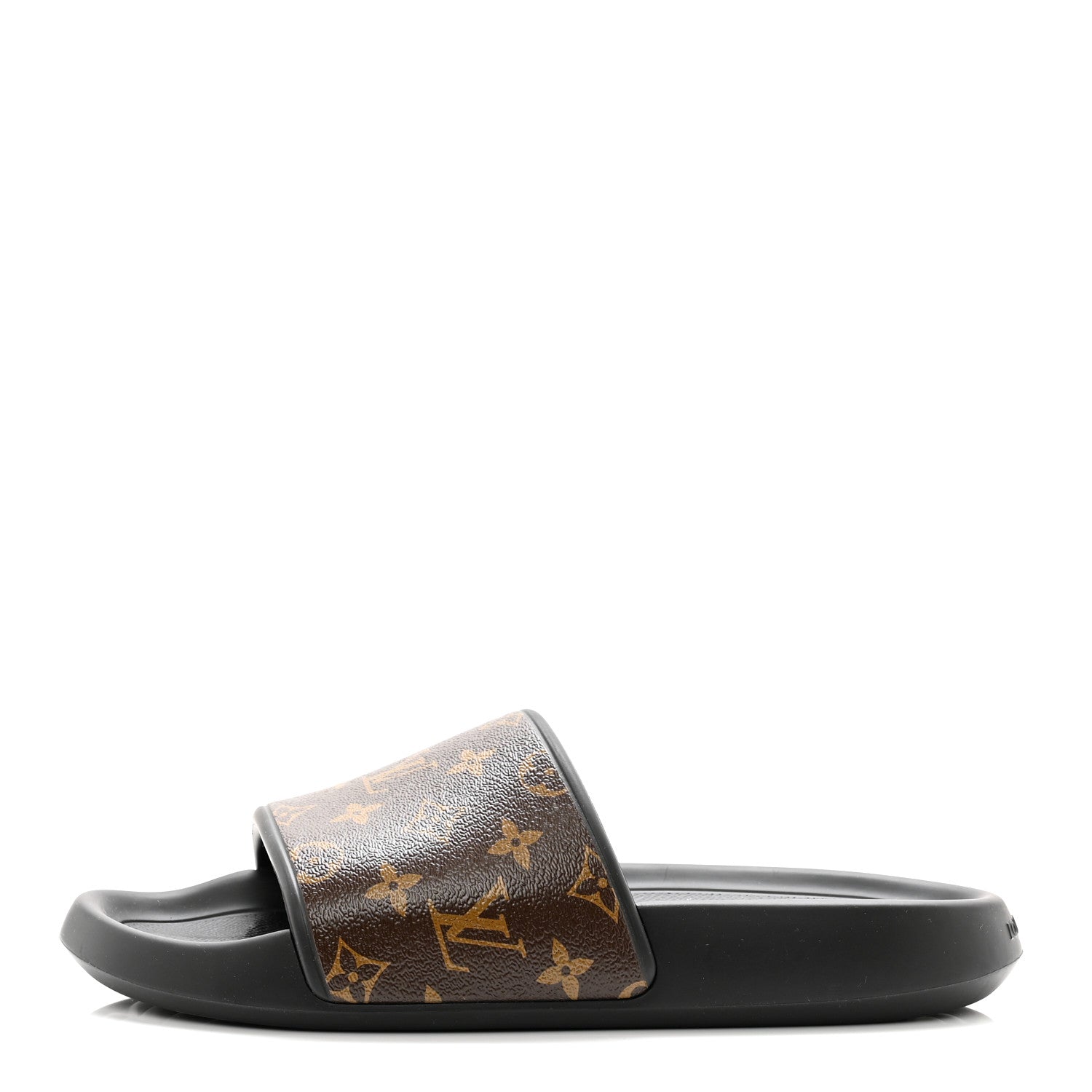 Louis Vuitton Rubber Monogram Men's Waterfront Mules 'Brown'