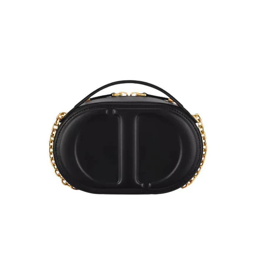 Christian Dior Signature Oval Camera Bag Calfskin with Embossed CD Signature