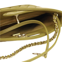 Chanel Shiny Crumpled Calfskin Quilted Mini 31 Shopping Bag