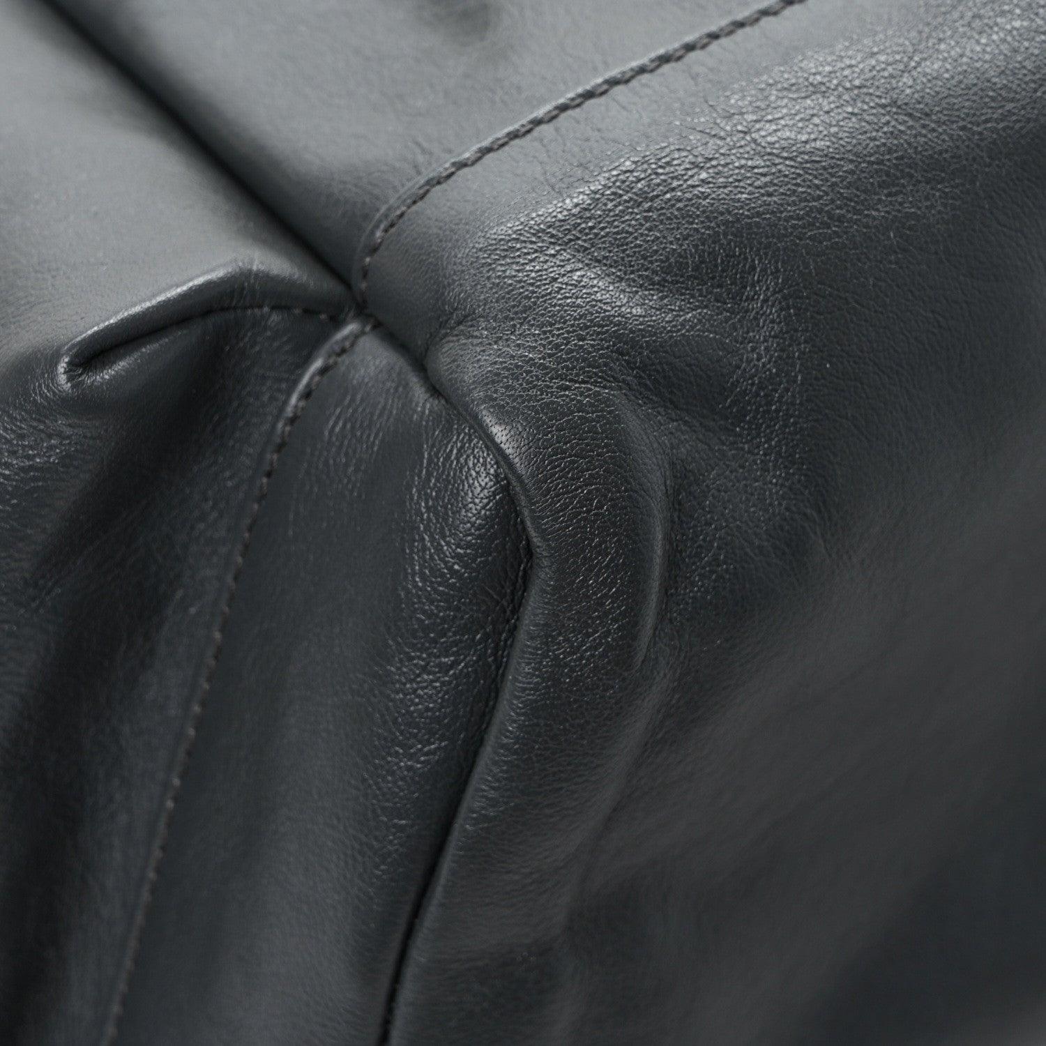 Gucci Calfskin Monochrome Double G Backpack