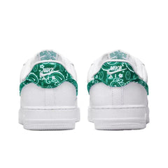 Nike Air Force 1 'Essential White/Green Paisley'