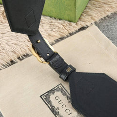 Gucci GG-buckle canvas Women belt 'Black'